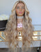 Jessies Wig Highlight 613 Blonde Wavy Human Hair Wig P4/613 Body Wave Lace Front Wigs