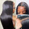 Dola Hair 4X4 Lace Closure Wig Natural Straight Brazilian Hair 180 Density