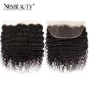 Xrs Beauty Hair 13x4 Water Wave Lace Frontal with 3 Bundles Human Hair [FW01]