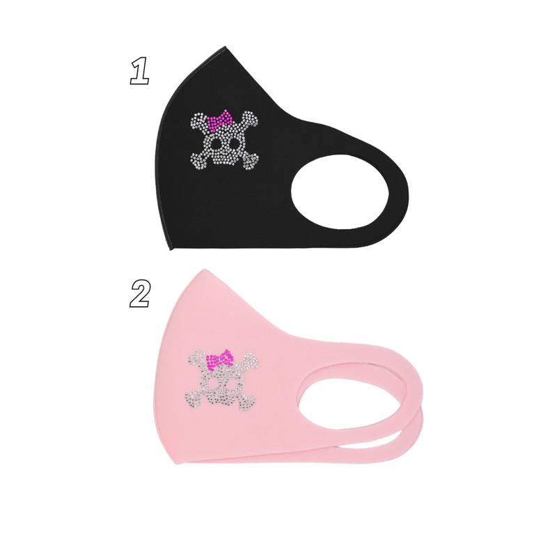 SKULL GIRL FACE MASK - ASSORTED