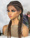 Jessies Wig Braided Wig Lace Front Wig For Woman