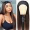 Xrs Beauty Hair 180% Density Straight Black Hair With Brown Highlight Headband Wig Glueless Human Hair Wig Affordable [HBW11]