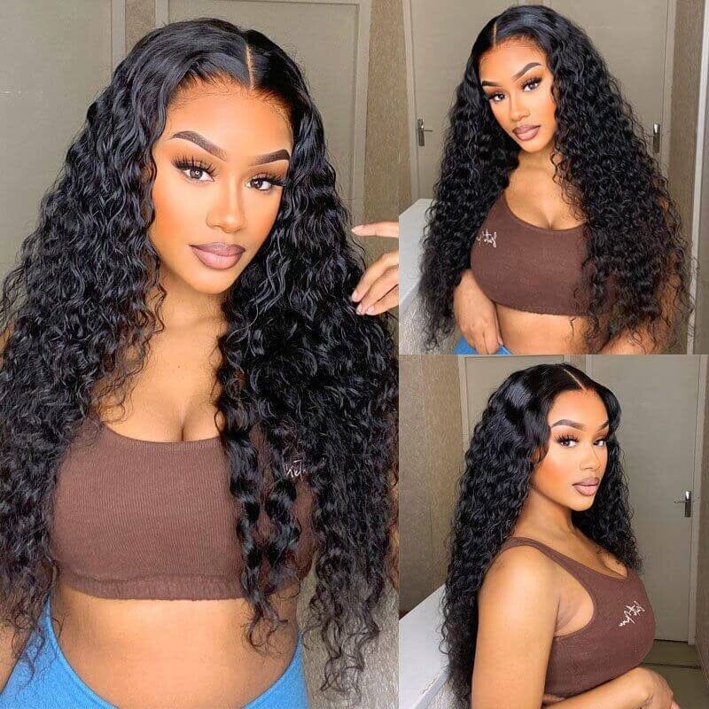 Aligrace Hair 13x4 Lace Water Wave Glueless Wig