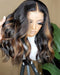 Dola Hair Highlight Body Wave Lace Closure Human Hair Wig 180 Density