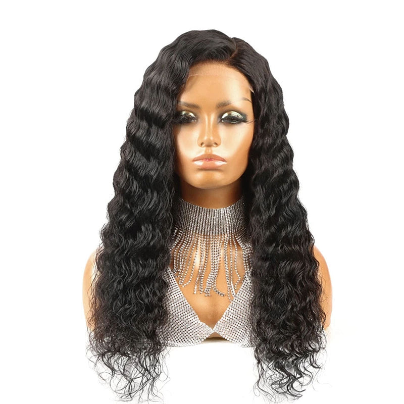 Dola Hair Deep Wave 13X6 Lace Frontal Human Hair Wig