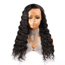 Dola Hair Loose Curly Swiss Lace Frontal Human Hair Wig Brazilian 8A