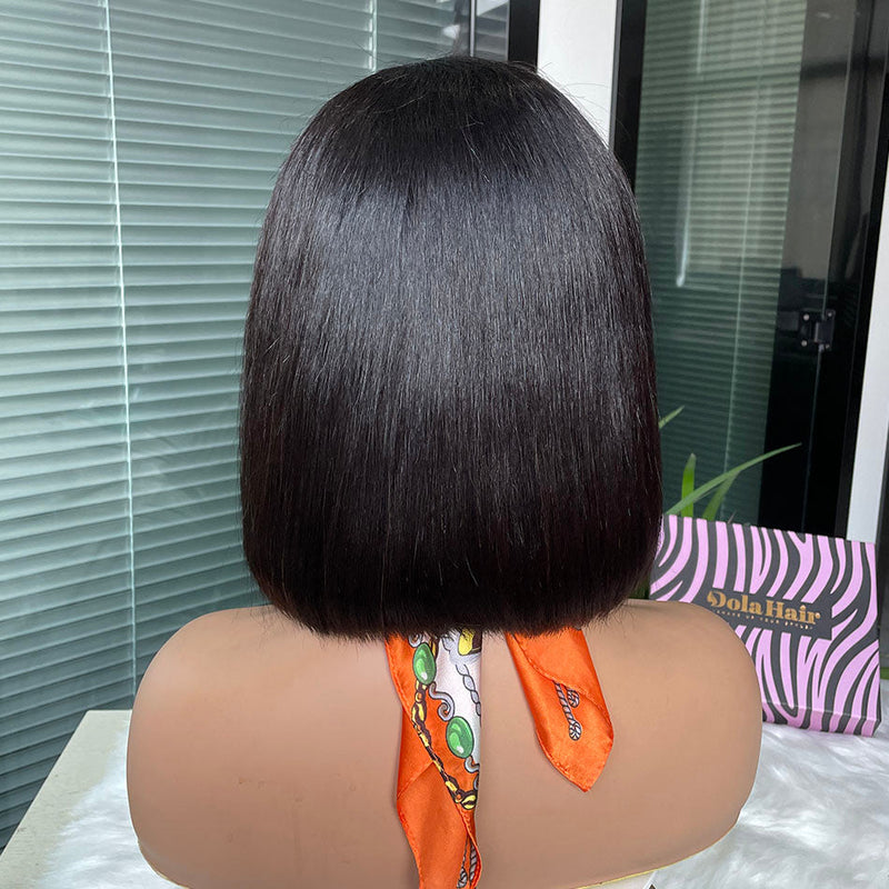 Dola Hair Headband Bob Wig Straight Human Hair (Get 3 Free Headband)