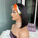 Dola Hair Headband Bob Wig Straight Human Hair (Get 3 Free Headband)