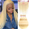 Dola Hair 613 Blonde Straight Hair Bundles With Blonde Lace Frontal Brazilian Remy Hair