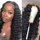 Dola Hair 4x4 Deep Wave Lace Closure Glueless Wig Human Hair