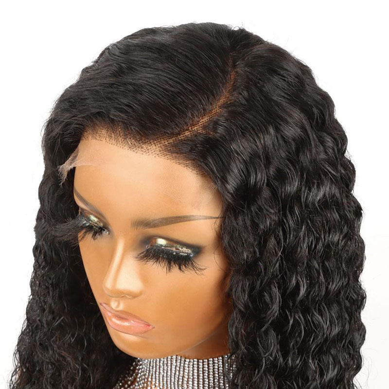 Dola Hair Glueless 180 Density Lace Closure Wig Deep Curly Brazilian