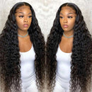 Dola Hair 38 inch long length lace frontal wig curly human hair