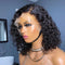 Dola Hair Blunt Cut Short Deep Curly Lace Bob Wigs Human Hair