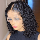 Dola Hair Blunt Cut Short Deep Curly Lace Bob Wigs Human Hair