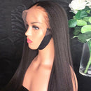 Dola Hair REALISTIC GLUELESS LIGHT YAKI STRAIGHT LACE FRONTAL WIG Human Hair