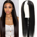 Dola Hair Straight 180 Density V Part Wig Brazilian Gluelesss