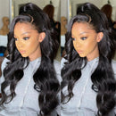 Dola Hair Knots Bleached 360 Body Wave Lace Frontal Wig Human Hair