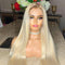 Dola Hair 4/613 Blonde Straight Lace Closure Human Hair Wig