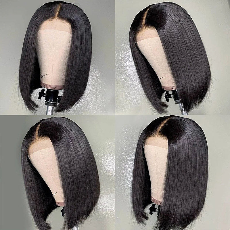 Dola Hair SMOOTH BLUNT SHORT CUT LACE CLOSURE BOB WIG | SILKY STRAIGHT