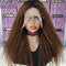 Dola Hair Medium Auburn Deep Curly Lace Front Wig