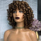 Dola Hair Juicy Rose Curls Highlight Bob Bang Wig Human Hair