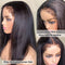 Dola Hair 4C Edges Natural Kinky Edges 5X5 Undetectable HD Straight Lace Closure Wig