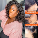 Xrs Beauty Hair Human Hair HD Lace Front Wig Deep Wave 13x6 *NEW* CLEAR LACE & CLEAN HAIRLINE [LFW15]