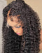 Jessies Wig 13x4 4C Curly Edge Glueless Crystal HD Lace Front Wig With Natural Kinky Baby Hair Line