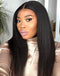 Jessies Wig Flash Deal $89.99 18" Kinky Straight V Part Wig Machinemade Glueless Wig