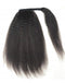 Jessies Wig Kinky Straight Wrap Around Magic Ponytail Clip In Ponytail Extensions Edge Lace Human Hair