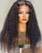 Jessies Wig Crystal Lace 5x5 Glueless Lace Deep Curly Human Hair Closure Wigs (Install In 5 Mintues)