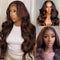 5x5 HD Lace Closure Wigs #4 Dark Brown Color Human Hair Wigs