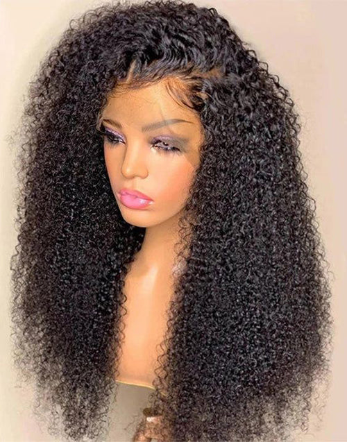 Jessies Wig Glueless Invisiable Crystal HD Lace Afro Kinky Curly 13x4 Lace Front Wig 5x5 Lace Human Hair Wig