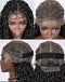 Jessies Wig Full Lace Locs Braided Wigs Handmade Knotless Braids Over Hip-Length