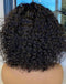 Jessies Wig Flash Deal $99.99 12" Curly 13X5 Lace Bob Wig With Bangs Glueless Human Hair Wig