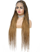 Jessies Wig Mixied Honey Color 13x6 Lace Braids Wig for Women