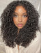 Jessies Wig Full Afro Curly Frontal Wig Glueless 13x4 Lace Preplucked Wig Human Hair