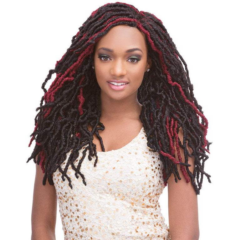 Janet Collection Synthetic Crochet Braids - 2X Mambo Natural Born Locs 18"