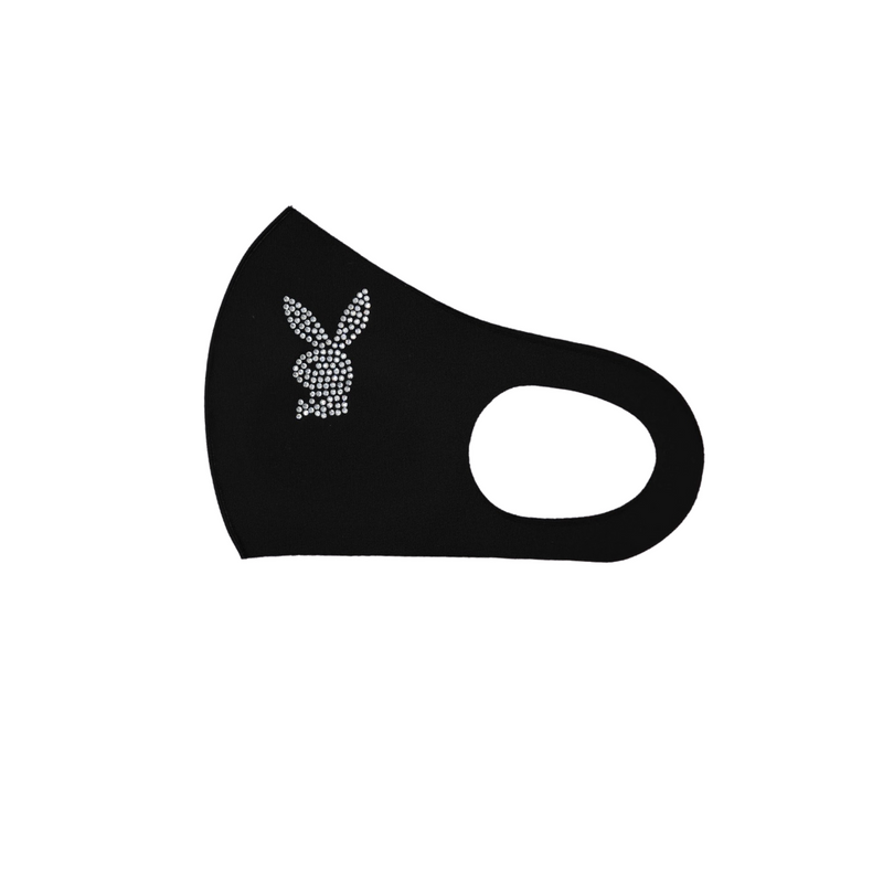 Bunny Rhinestone Face Mask - Assorted