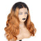 Xrs Beauty Hair 13x4 Lace Front Ombre Wavy Wig With Pre-Plucked Natural Hairline [CXW14]