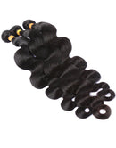 Jessies Wig 30inch Body Wave Hair 3 Bundles With Closure Brazilian Human Hair With Lace Closure