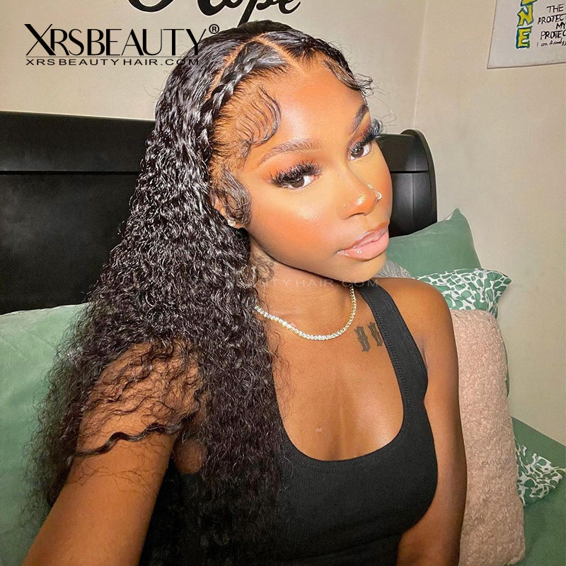 Xrs Beauty Hair Human Hair HD Lace Front Wig Water Wave 13x6 *NEW* CLEAR LACE & CLEAN HAIRLINE [LFW16]