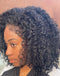 Jessies Wig Glueless Curly 4x4 Crystal Lace Bob Wig With 4C Edges Baby Hair Human Hair Wig