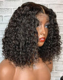 Jessies Wig Short Curly Bob Lace Part Wigs Human Hair Wig(Summer Must Have)