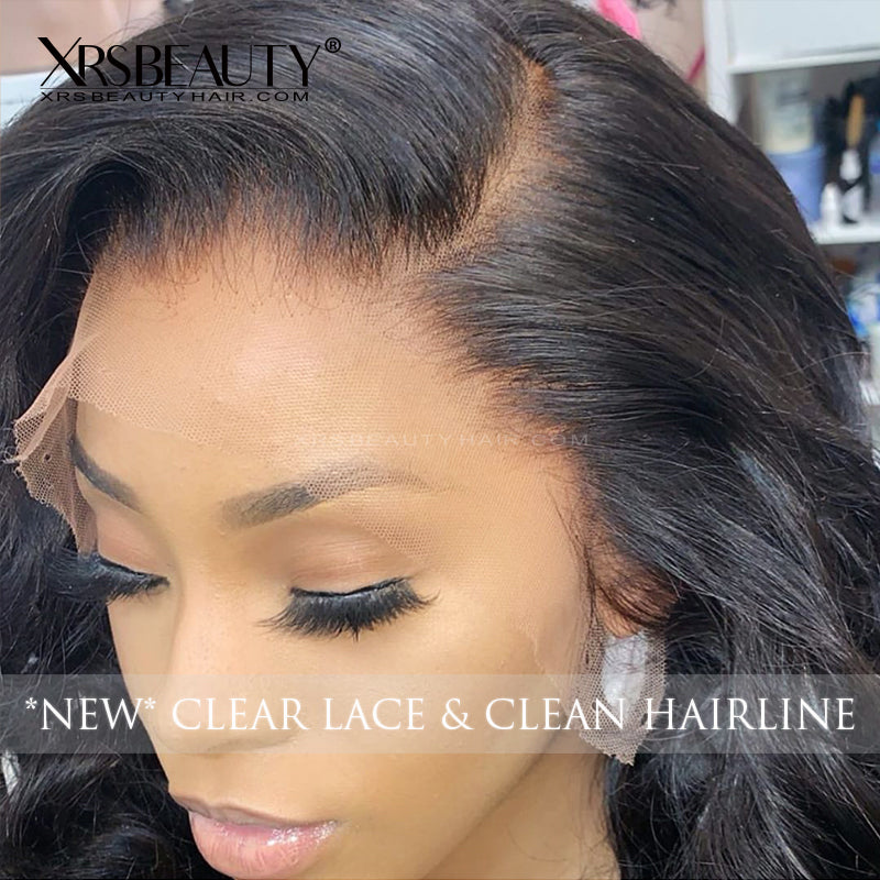 Xrs Beauty Hair Human Hair HD Lace Front Wig Italy Yaki 13x6 *NEW* CLEAR LACE & CLEAN HAIRLINE [LFW20]