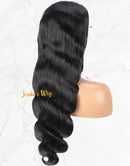 Jessies Wig Upgraded Thin V Part Wig Body Wave Glueless Human Hair Wig