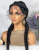 Jessies Wig Braided Lace Front Wig With Baby Hair