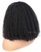 Jessies Wig 4B 4C Thin V Part Wig Glueless Afro Kinky Curly Human Hair Wig No Leave-Out