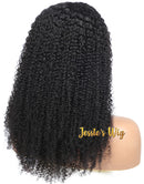 Jessies Wig Flash Deal $130 20" Kinky Curly V Part Wig Glueless Machinemade Human Hair Wig