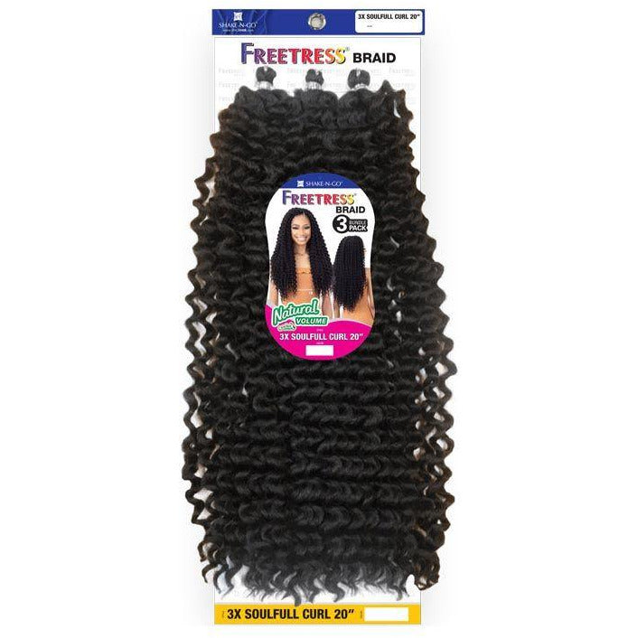 FreeTress Synthetic Crochet Braids - 3X Soulfull Curl 20"